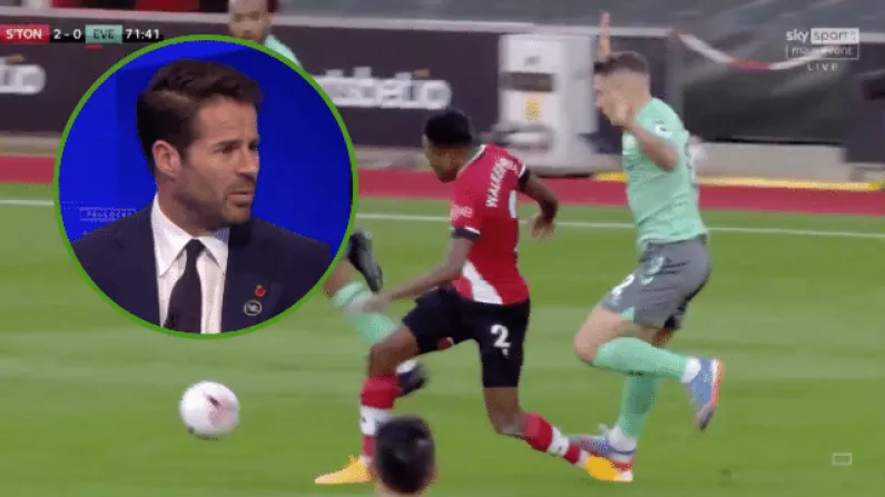 Watch: Jamie Redknapp Was Absolutely Fuming About Lucas Digne's Red Card