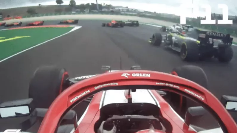 Watch: Kimi Raikkonen Goes From 16th To 6th In One Brilliant Lap