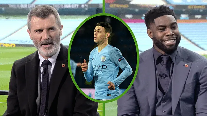 Watch: Roy Keane Couldn't Resist A Dig At Micah Richards After Foden Comment