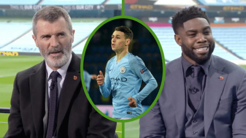 Watch: Roy Keane Couldn't Resist A Dig At Micah Richards After Foden Comment