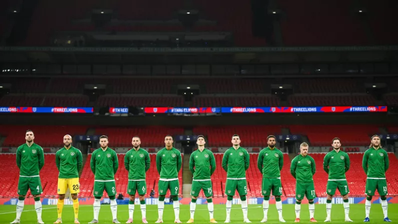 FAI Investigating Video Shown To Irish Team Ahead Of England Defeat