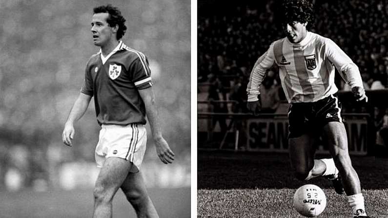 'Like A Rubber Ball' - Liam Brady Pays Tribute To Maradona