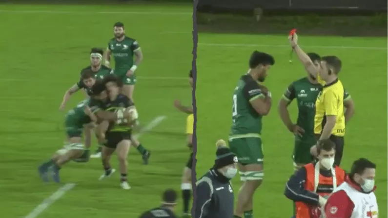 Connacht's Abraham Papali'i Handed Five-Week Ban After Zebre Red Card