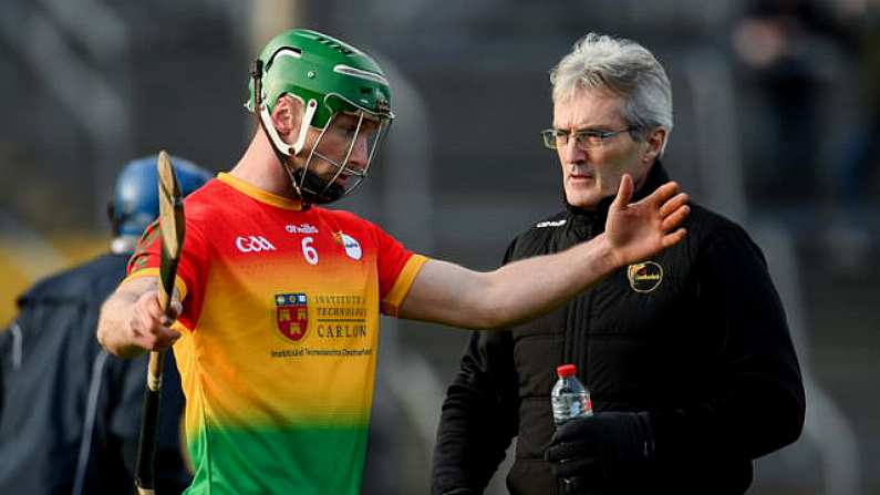 Colm Bonnar Steps Down As Carlow Hurling Manager After Four Years