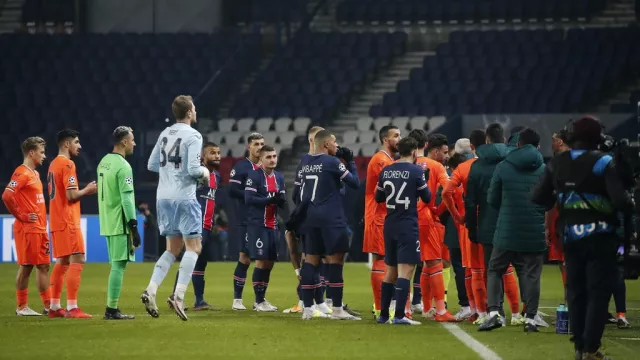 PSG And Istanbul Basaksehir To Finish Fixture Today Following Walk Off