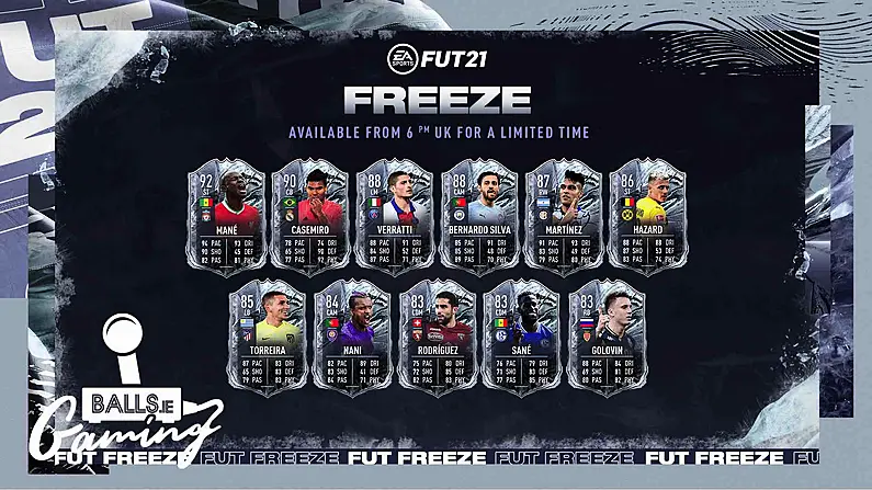 FUT Freeze Sees Top FIFA 21 Stars Given Positional Switches