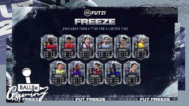 FUT Freeze Sees Top FIFA 21 Stars Given Positional Switches