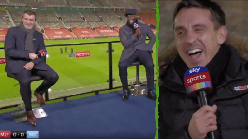 Watch: Roy Keane Left Sky Sports Panel In Stitches With Neville Dig