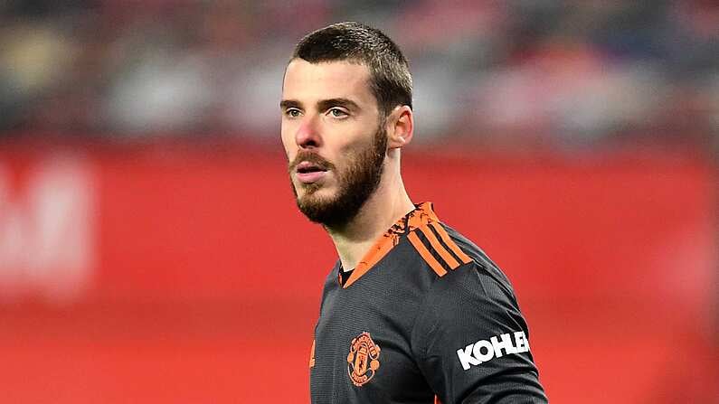 Manchester United goalkeeper David de Gea looks on during the Premier League match at Old Trafford, Manchester.