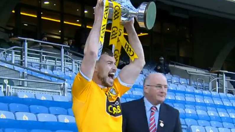 Darren Gleeson's Celebrations Sum Up A Great Day For Antrim In Joe McDonagh Final