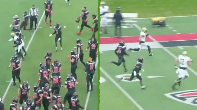 Watch: College Game Produces Craziest American Football Play You'll Ever See