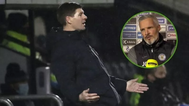 Gerrard Takes Full Responsibility After Irishmen Help St Mirren Stun Rangers