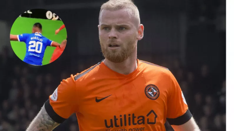 Dundee United Defender Shrugs Off Morelos Elbow