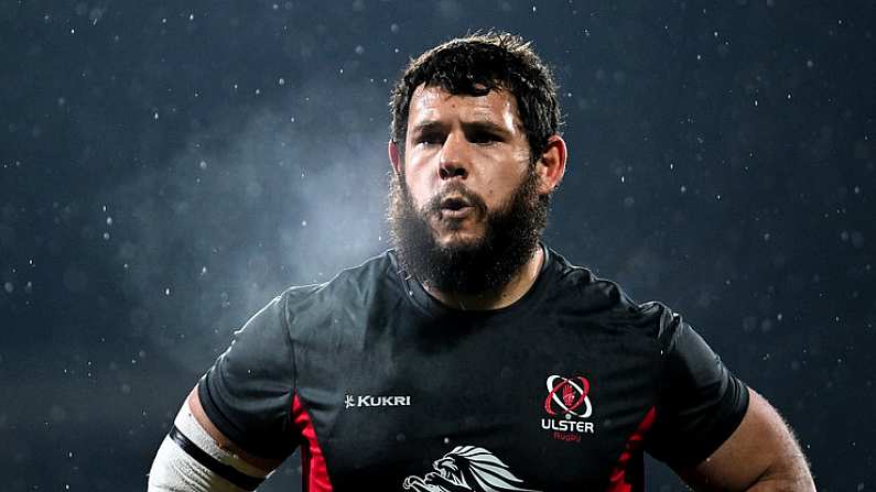 11 December 2020; Marcell Coetzee of Ulster ahead of the Heineken Champions Cup Pool B Round 1 match between Ulster and Toulouse at Kingspan Stadium in Belfast. Photo by Ramsey Cardy/Sportsfile