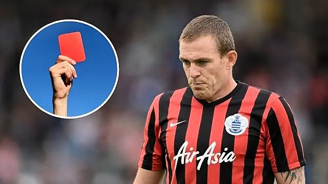 irish players most red card premier league