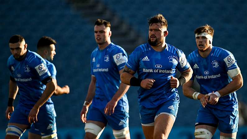 19 December 2020; Andrew Porter of Leinster during the Heineken Champions Cup Pool A Round 2 match between Leinster and Northampton Saints at the RDS Arena in Dublin. Photo by Ramsey Cardy/Sportsfile