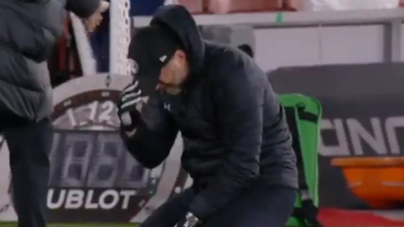 Watch: Ralph Hasenhuttl Collapses In Tears After Beating Klopp