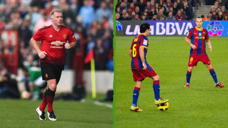 Ex-Spurs Midfielder Believes Paul Scholes Was Better Than Xavi & Iniesta