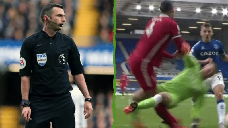 Michael Oliver Admits Pickford Mistake During Merseyside Derby
