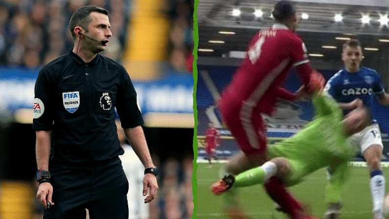 Michael Oliver Admits Pickford Mistake During Merseyside Derby