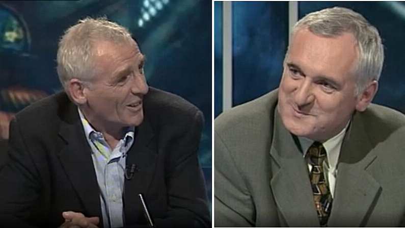 Remembering Bertie Ahern's Punditry Debut On RTÉ's The Premiership