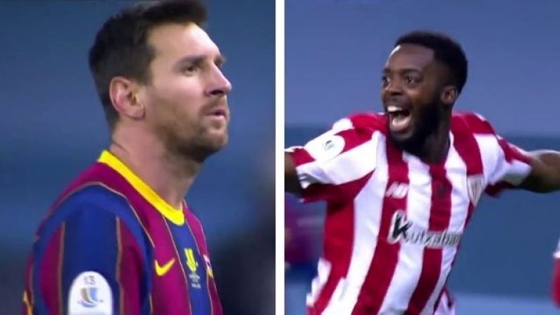 Messi Gets First Barca Red Card As Stunner Wins Super Cup For Bilbao