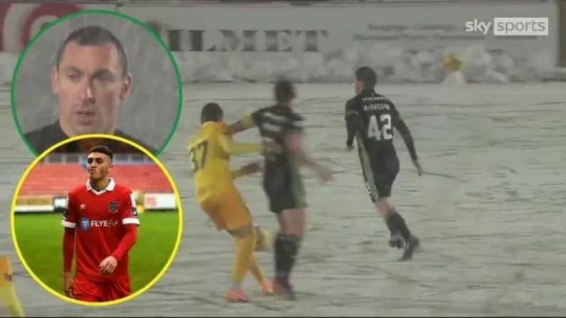 Celtic Draw As Scott Brown Sent-Off For Hitting Corkman With Flailing Arm