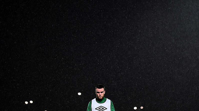 9 November 2020; Aaron Connolly during a Republic of Ireland training session at The Hive in Barnet, England. Photo by Stephen McCarthy/Sportsfile