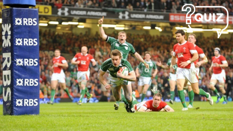 Quiz: Can You Name Ireland's Top Six Nations Try Scorers Since 2000?