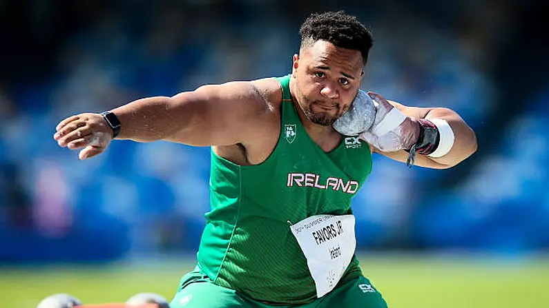 Eric Favors Smashes Irish Indoor Shot Put Record