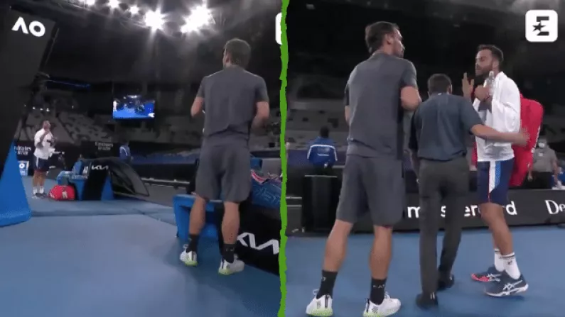 Watch: Players Get Into Heated Altercation After Australian Open Thriller