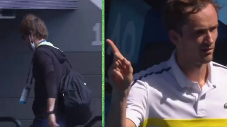 Watch: Russian Star's Coach Walks Out After Heated Exchange At Australian Open
