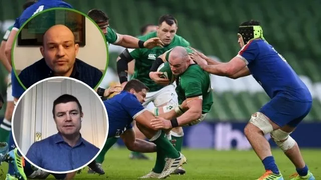 brian o'driscoll rory best ireland vs france 2021 six nations