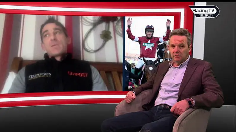 Davy Russell Refuses To Answer Interviewer's Questions On Racing TV