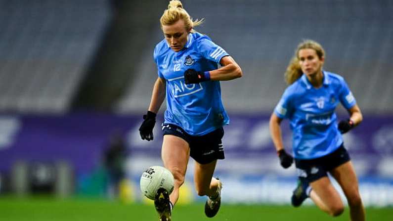 20 December 2020; Carla Rowe of Dublin during the TG4 All-Ireland Senior Ladies Football Championship Final match between Cork and Dublin at Croke Park in Dublin. Photo by Eoin Noonan/Sportsfile