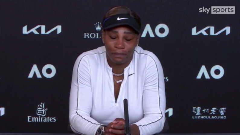 Serena Williams Bows Out Of Australian Open In Tears