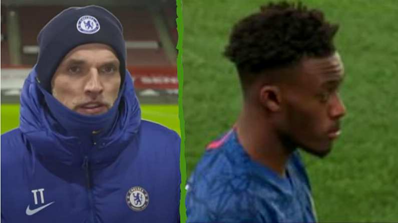 Unhappy Tuchel Explains Why He Took Off Substitute Hudson-Odoi