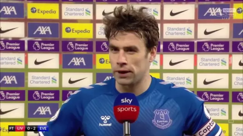 Seamus Coleman Elated By Everton Finally Getting Anfield Victory