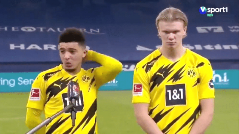 Watch: Jadon Sancho Suffers From 'Steve McClaren Syndrome' At Dortmund