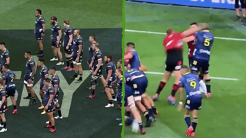 Offaly Man Does The Haka & Scraps With All Black On Super Rugby Debut