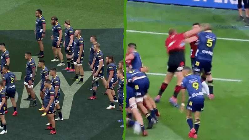 Offaly Man Does The Haka & Scraps With All Black On Super Rugby Debut