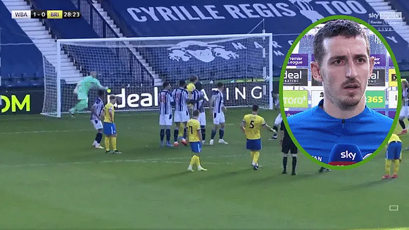 Watch: Lewis Dunk Gives Furious Interview After 'Embarrassing' Refereeing Decision