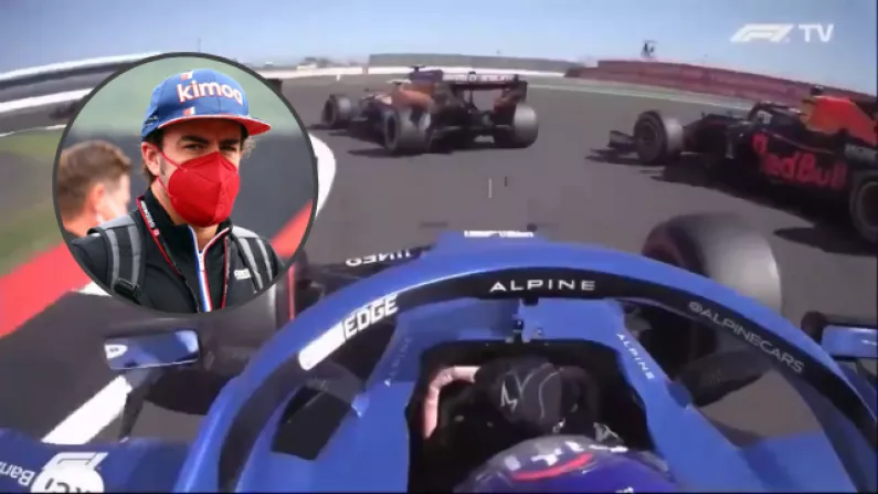 Watch: Fernando Alonso Rolls Back The Years With Stunning Silverstone Sprint Race Start