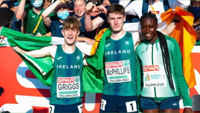 cian mcphillips rhasidat adeleke ireland interviews euro u20 championships