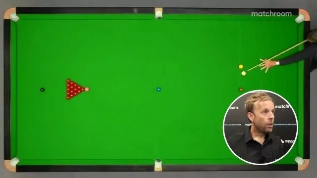 ronnie o'sullivan referee push ball championship league snooker