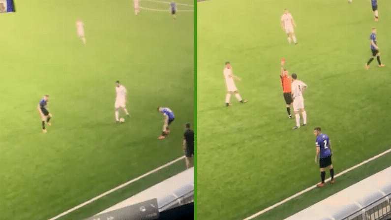 Last Night's FAI Cup Action May Have Featured The Worst Red Card In History