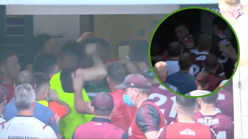 Watch: Unsavoury Scenes As Brawl Breaks Out At Halftime In Galway-Mayo Clash