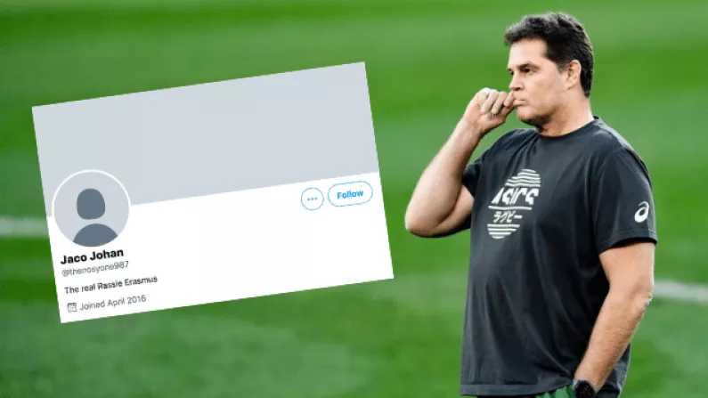 Some People Are Wondering If Rassie Erasmus Is Using A Burner Account To Critique Refereeing