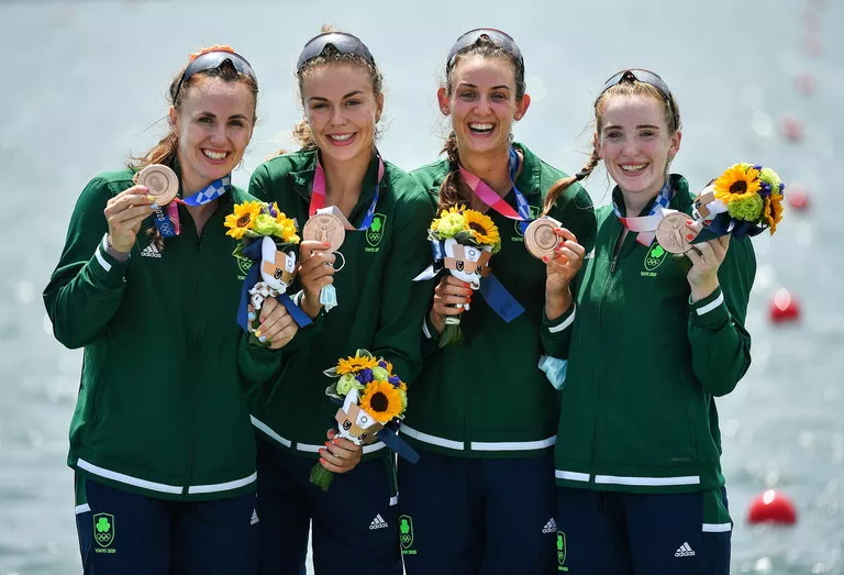 irish women's four rowing interview bronze tokyo 2020 olympic games