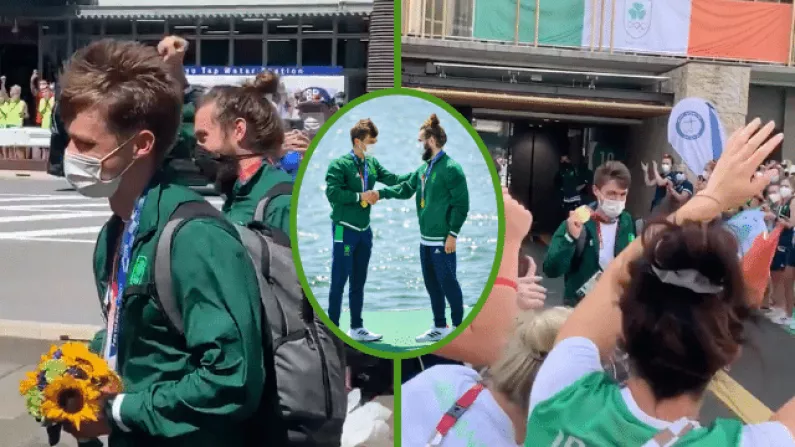 Watch: Team Ireland's Welcome For Victorious O'Donovan & McCarthy Is An Amazing Watch
